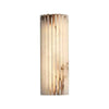 alabaster ribbed wall sconce led