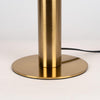 alabaster table lamp bronze gold bedside nightstand living room