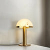 alabaster table lamp bronze gold bedside nightstand living room