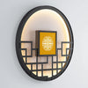 Asian Style Outdoor Led Landscape Decorative Lighting Wall Lamp For Villa Courtyard