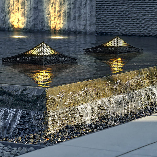 Asian Style Waterproof Outdoor Landscape Decorative Atmosphere Light For Villa Pool Lawn