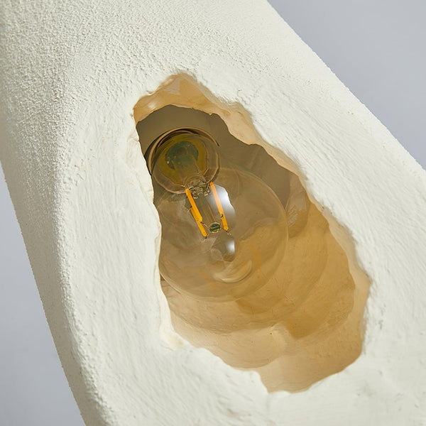 beige wabi sabi drop pendant light for dining room and bedroom