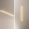black acrylic iron linear led wall light