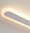 black acrylic iron linear led wall light