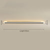 black acrylic iron linear led wall light
