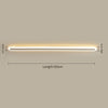 black acrylic iron linear led wall light