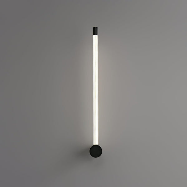 black copper linear led rechargeable wall sconce