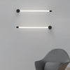 black copper linear led rechargeable wall sconce