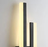 black gold iron acrylic linear led wall light
