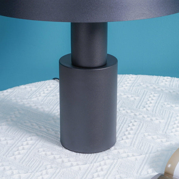 black gold iron desk lamp with adjustable shade for bedroom office