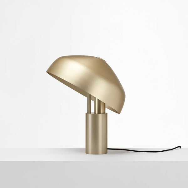 black gold iron desk lamp with adjustable shade for bedroom office