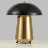 black gold mushroom table lamp iron bedside living room