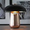 black gold mushroom table lamp iron bedside living room