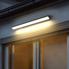 black iron acrylic linear led wall light 2