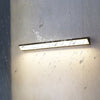 black iron acrylic linear led wall light 2