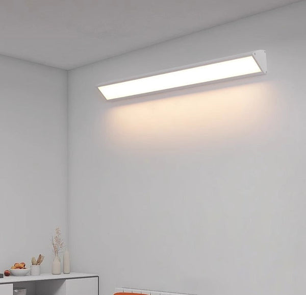 black iron acrylic linear led wall light 2