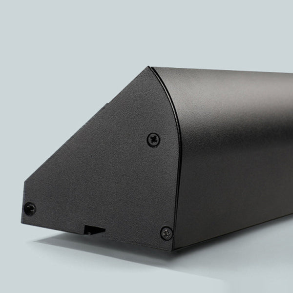 black iron acrylic linear led wall light 2