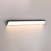 black iron acrylic linear led wall light 2