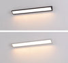 black iron acrylic linear led wall light 2
