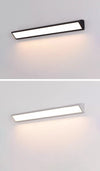 black iron acrylic linear led wall light 2