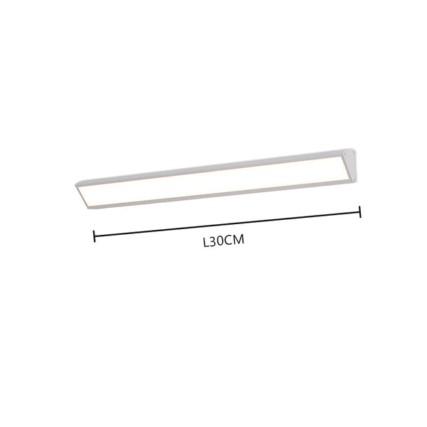 black iron acrylic linear led wall light 2