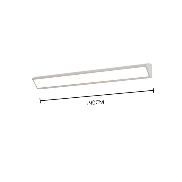 black iron acrylic linear led wall light 2