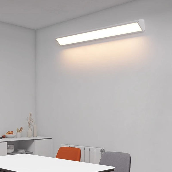 black iron acrylic linear led wall light 2