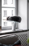 black marble iron hemisphere table lamp