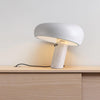 black marble iron hemisphere table lamp