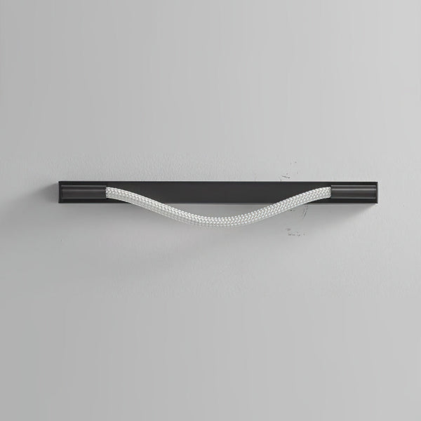 black silicone flexible led wall sconce