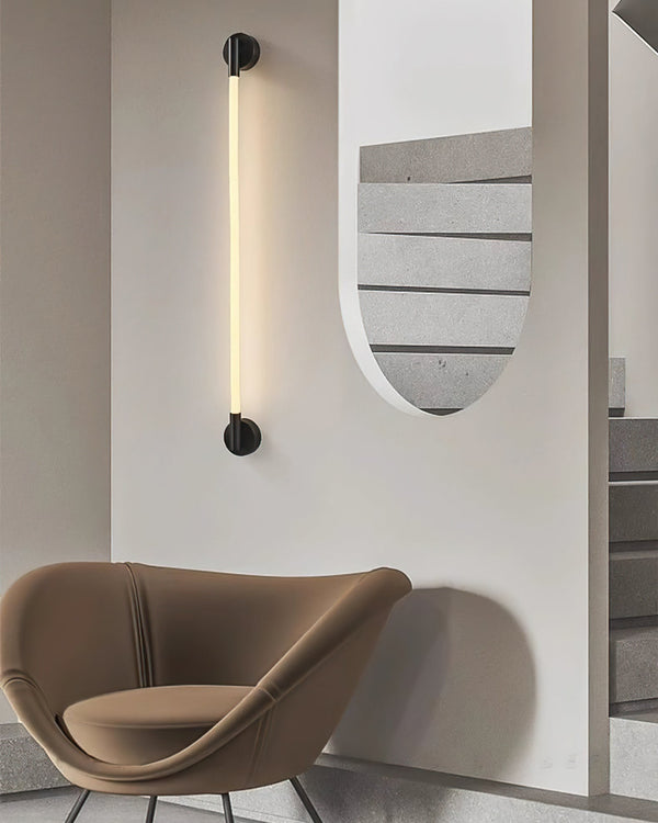 black silicone flexible led wall sconce