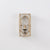 boho white wood cube candle wall sconce
