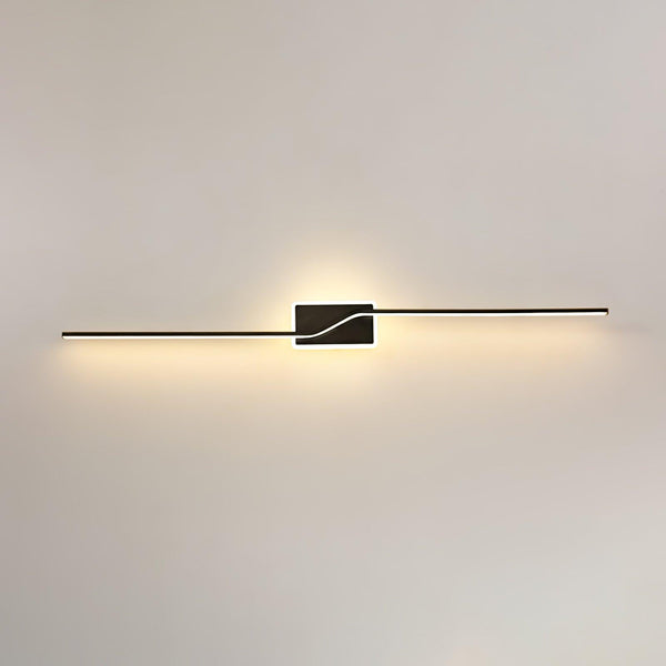brass linear led wall sconce set of two for hallway and bedroom