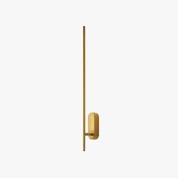 brass stick led wall sconce reading bedroom hallway