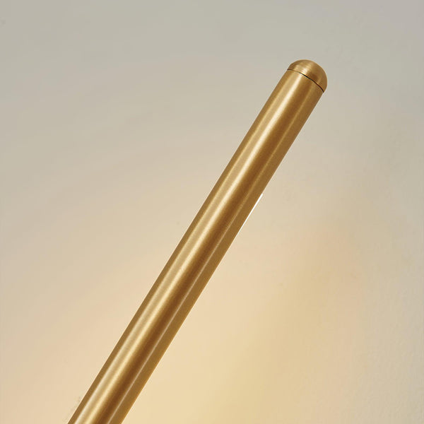 brass stick led wall sconce reading bedroom hallway