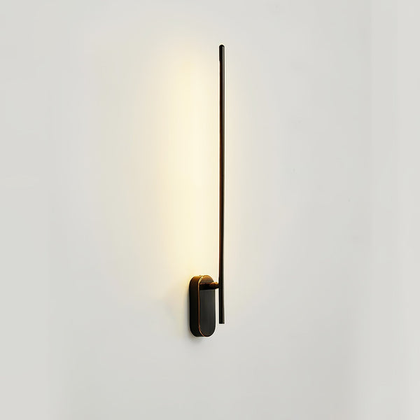 brass stick led wall sconce reading bedroom hallway