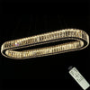 Chrome Golden Crystal Clear Beauty Oval Ring Hanging Pendant Chandelier