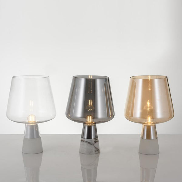 cement glass table lamp bedside living room