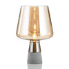 cement glass table lamp bedside living room