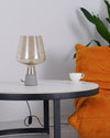 cement glass table lamp bedside living room