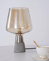 cement glass table lamp bedside living room