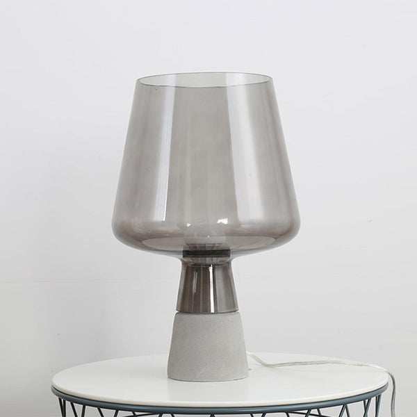 cement glass table lamp bedside living room