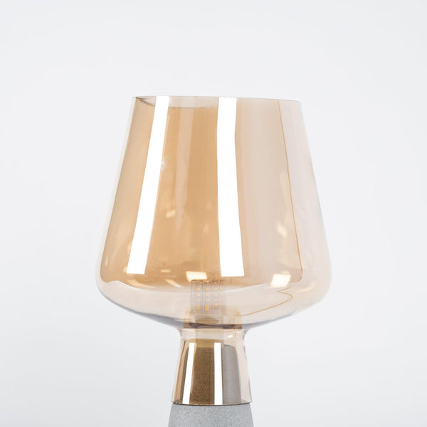 cement glass table lamp bedside living room