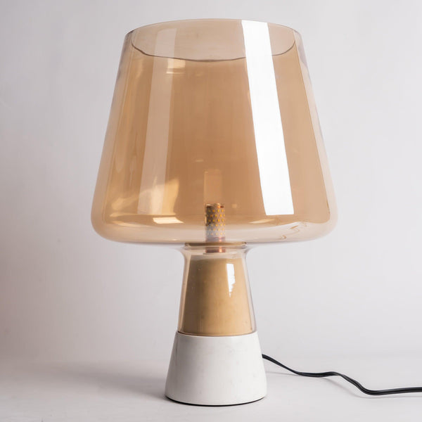 cement glass table lamp bedside living room