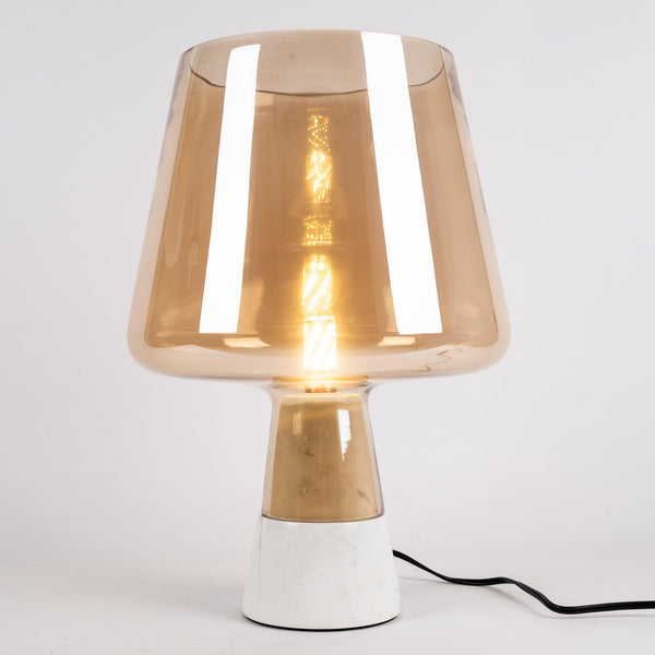 cement glass table lamp bedside living room