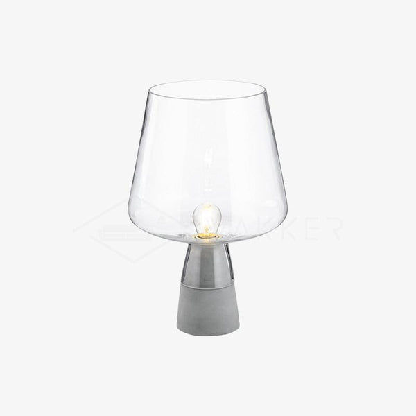 cement glass table lamp bedside living room
