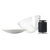 clear glass radar table lamp metal base for bedroom living room
