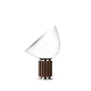 clear glass radar table lamp metal base for bedroom living room
