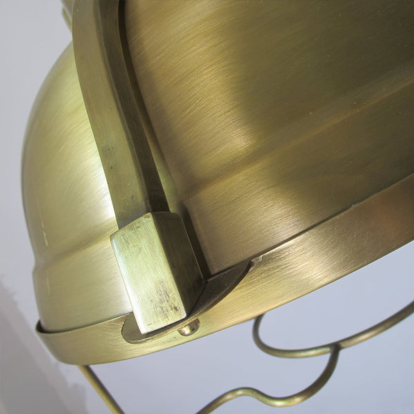 coastal bronze glass wave pendant light