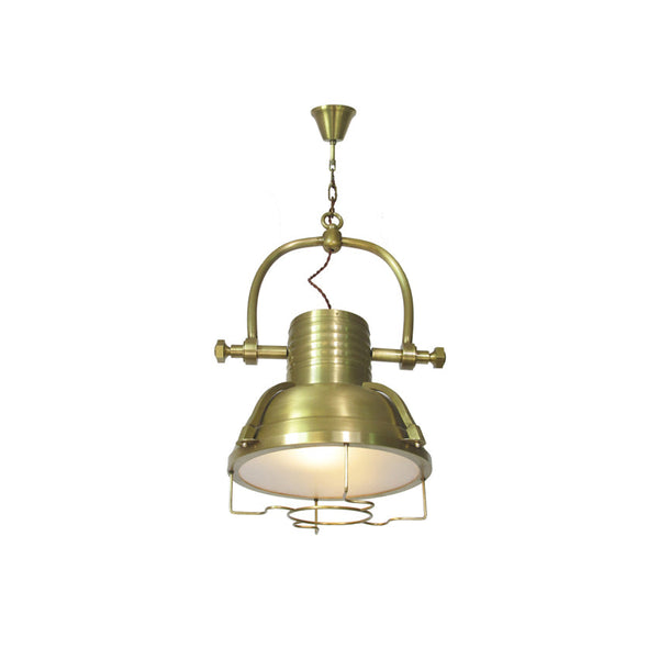 coastal bronze glass wave pendant light